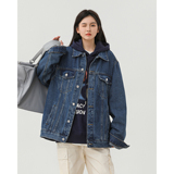 字母刺绣水洗潮流休闲情侣外穿牛仔外套608/P105，男装工装外套，星座202-3