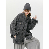牛仔夹克炒砂洗工艺休闲多口袋情侣上衣外套2019/P98/148，男装夹克，星座202-3