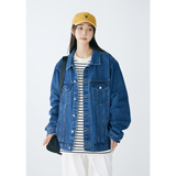 水洗牛仔字母毛巾料刺绣潮流牛仔情侣外套N607/P110，女装短外套，星座202-3
