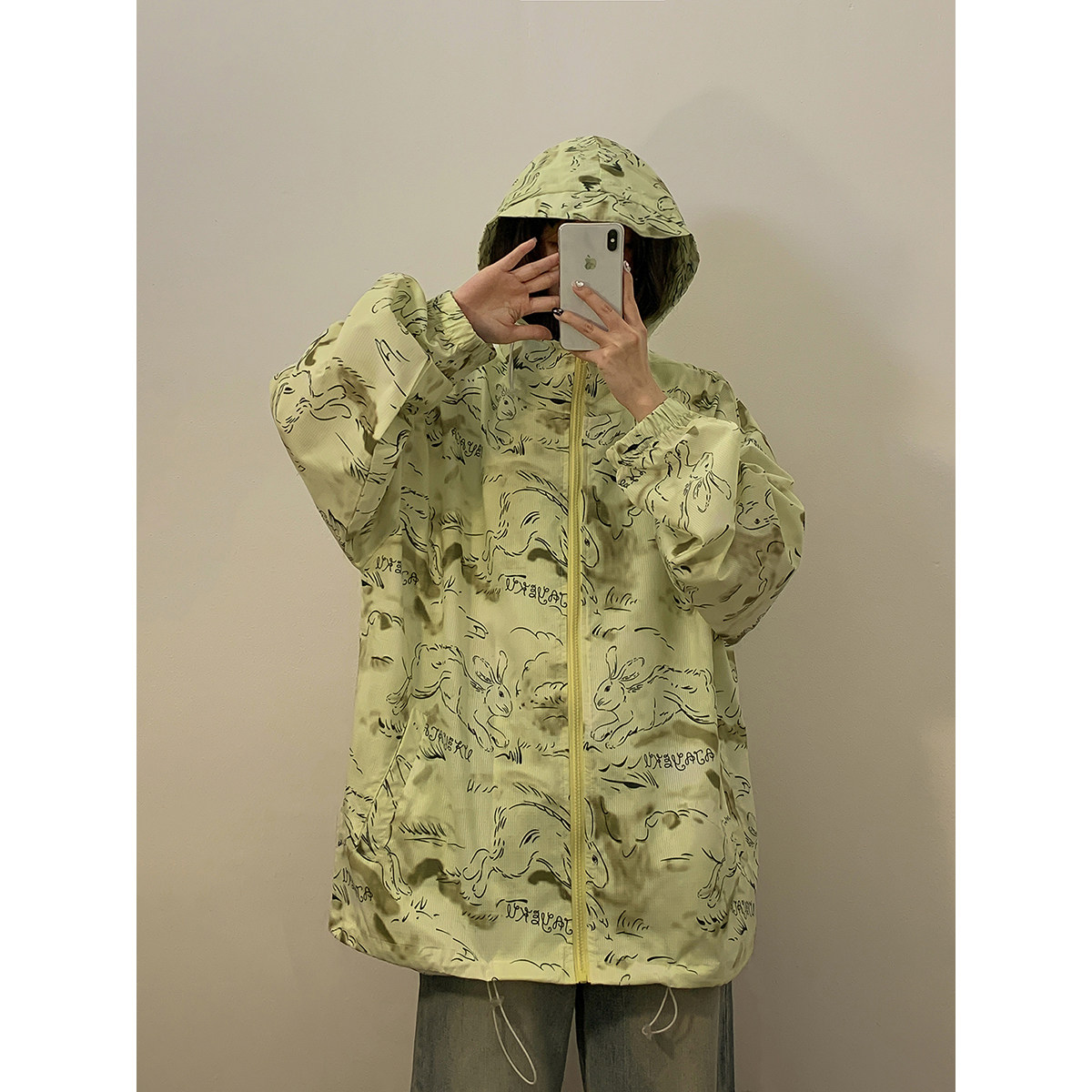 夏季新款兔子卡通情侣防晒衣薄外套F167/P78,男装防晒衣,星座202-3