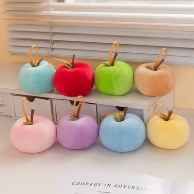 多巴胺红苹果毛绒玩具挂件青苹果公仔平安果创意圣诞礼物可加logo