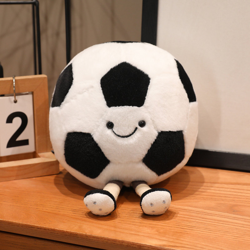 足球公仔球形抱枕毛绒玩具布娃娃男生摆件儿童玩偶苏超纪念品周边