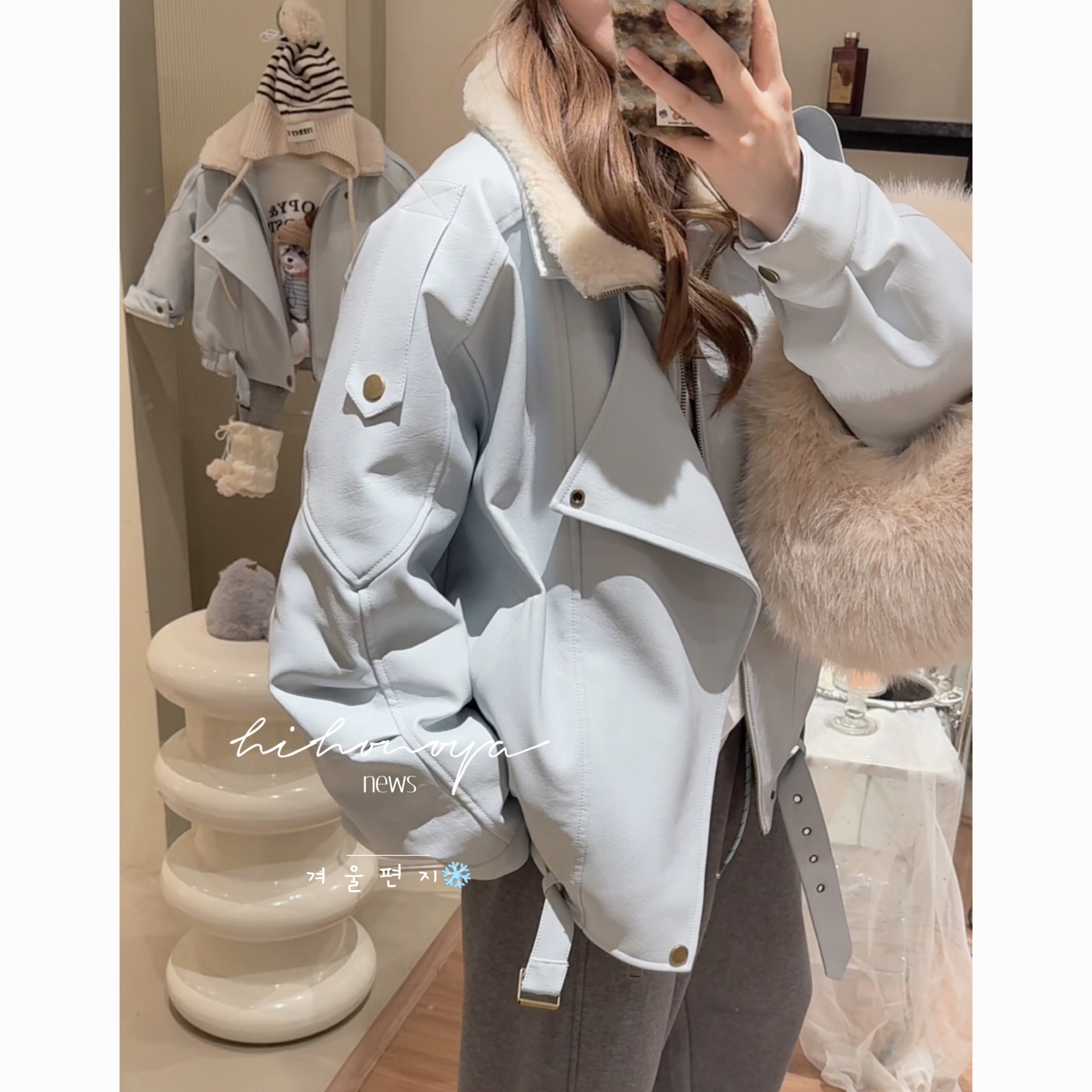 Spring韩国童装2025年冬季新款亲子拼接翻领90羽绒服女童保暖外套