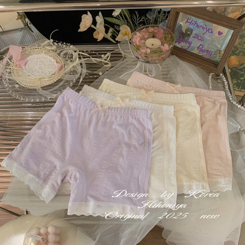 Spring韩国童装2026春夏宝宝莫代尔二合一安全裤女童防走光打底裤