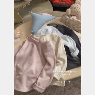 2025冬季 套装 新款 长裤 女童两件套 亲子刺绣软糯长袖 Spring韩国童装