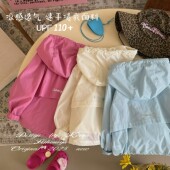新款 Spring韩国童装 2025年夏季 亲子速干防晒凉感外套女童休闲上衣