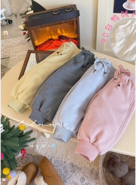 Spring韩国童装2025年冬季新款亲子90羽绒裤女童保暖休闲束脚卫裤