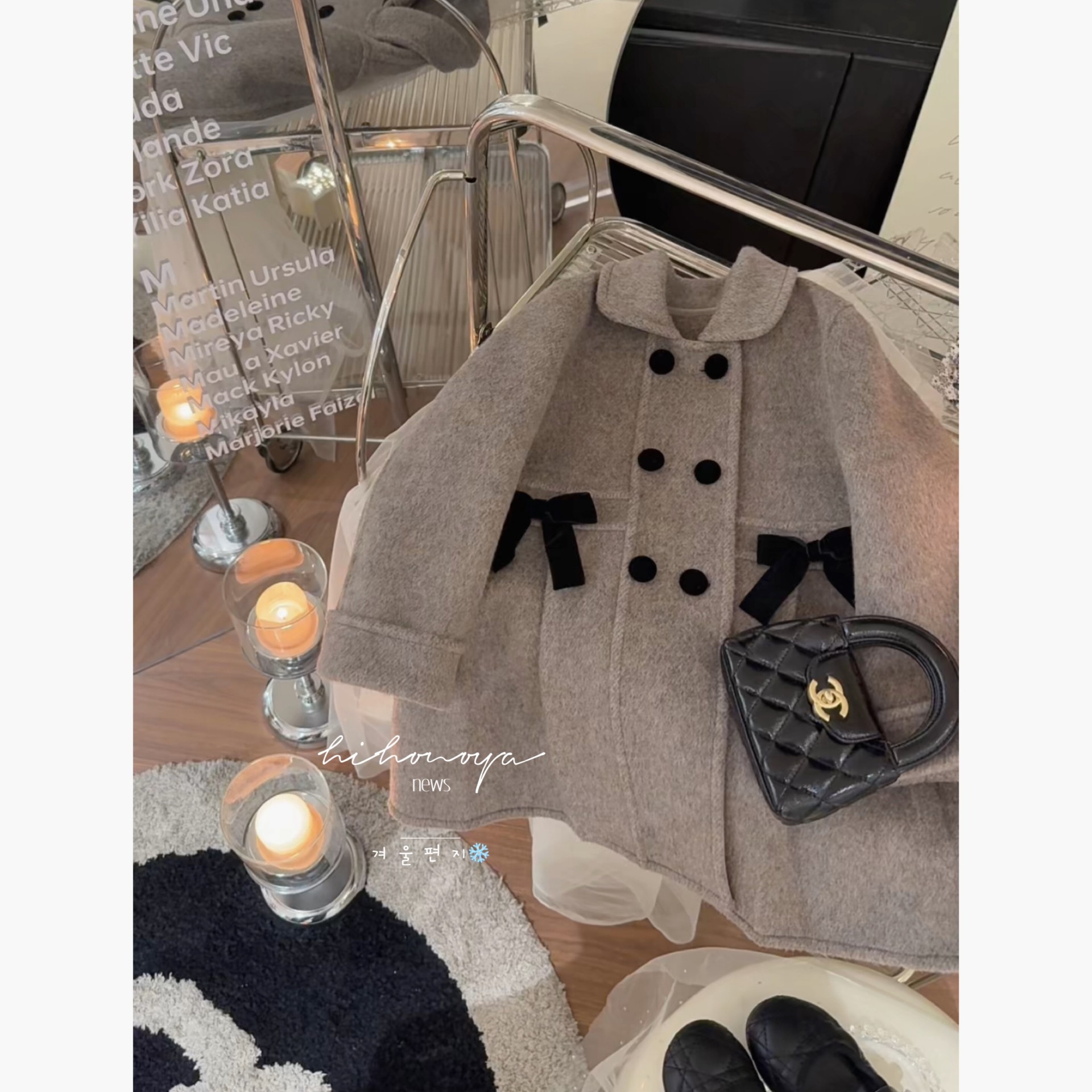 Spring韩国童装2025冬季新款宝宝精致洋气撞色呢大衣女童保暖外套,童装/婴儿装/亲子装,普通外套,淘宝优惠券,粉丝福利购,淘宝优惠卷