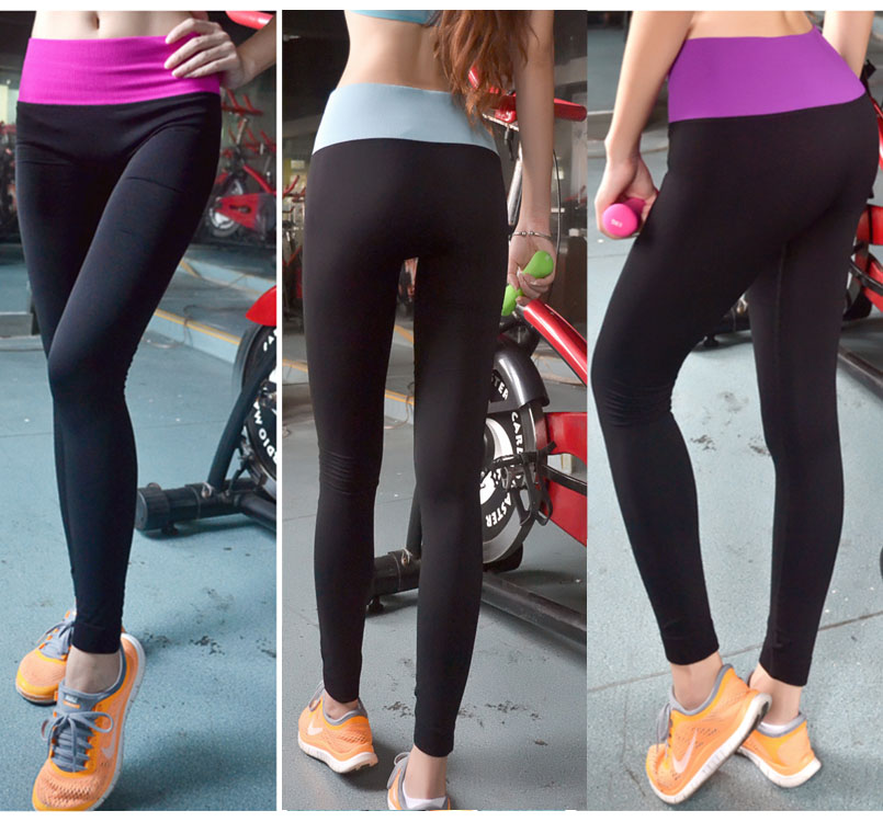 女款九分修身显瘦跳操小脚瑜伽