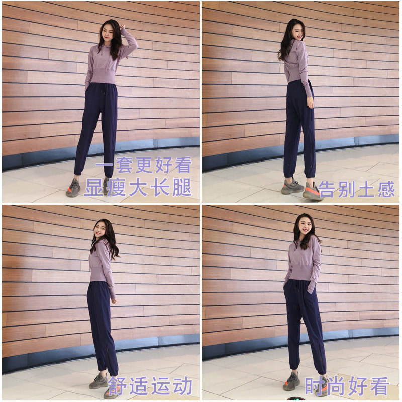 여성용 체육관 스포츠 상의 슬림핏 풀오버 후드티 긴팔 요가복 러닝 후드 스웨트셔츠 스프링 블라우스