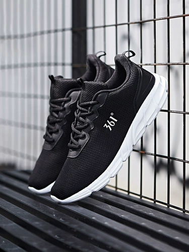 Сетчатая спортивная обувь, черная повседневная обувь, осенняя, тренд сезона