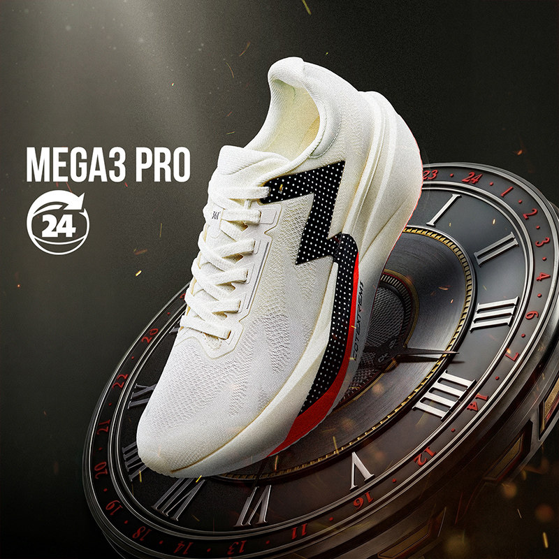 thumbnail for 361MEGA3 Pro Running Shoes New Professional Shock-Absorbing Training Running Shoes Mesh Breathable Boardless Sports Shoes for Men