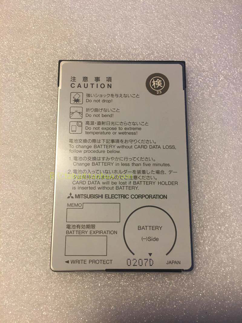 日本三菱 Mitsubishi SRAM卡 64kb melcard Q1MEM 64KB非实价_虎窝淘