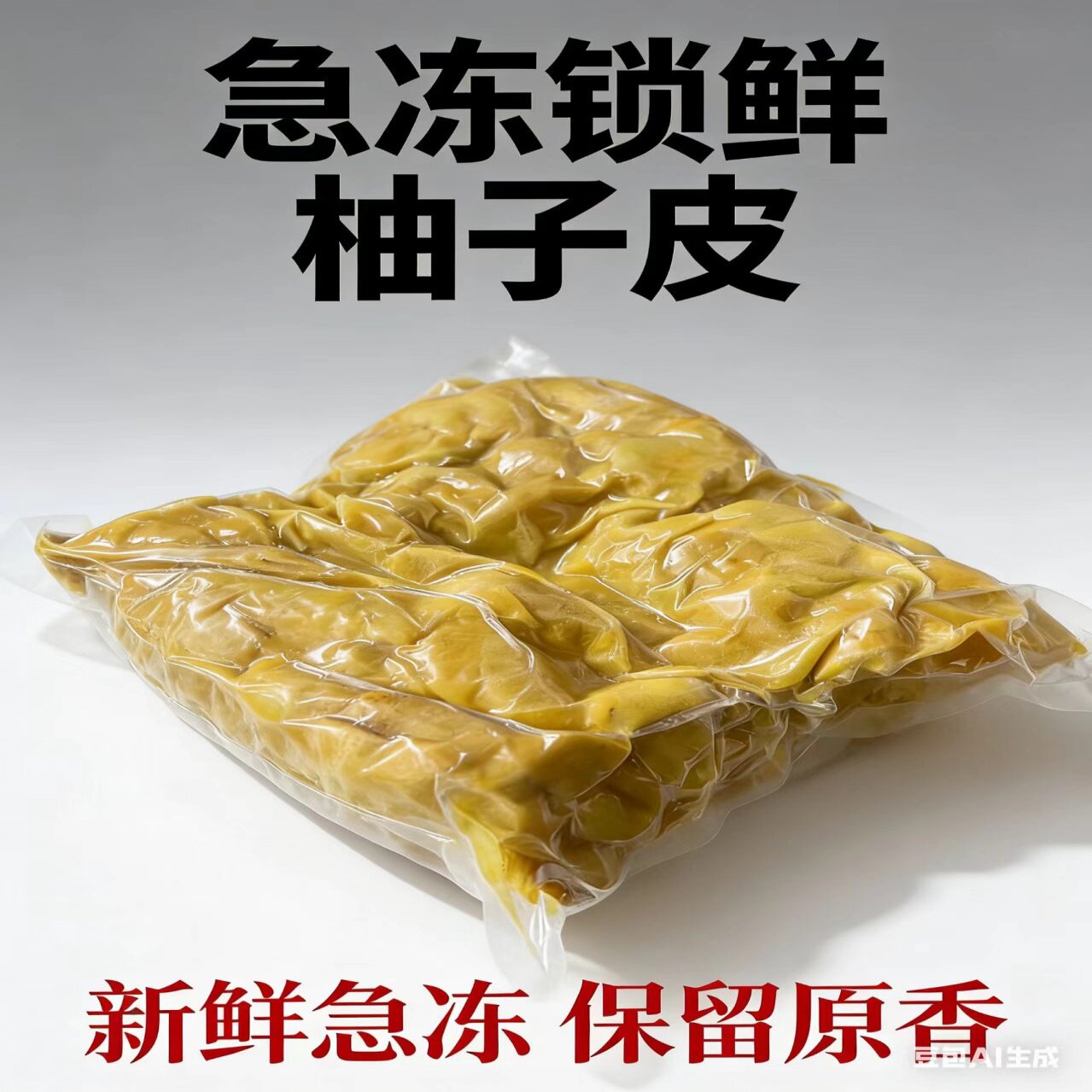 定制新鲜急冻柚子皮黄金柚皮烘培馅料纯表皮