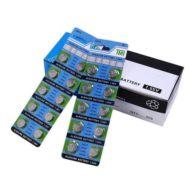 LR44纽扣电池扭扣AG13圆形电池闹钟儿童玩具手表1.5V小电池型号