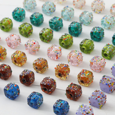 古灵精怪手工坊琉璃银箔方块