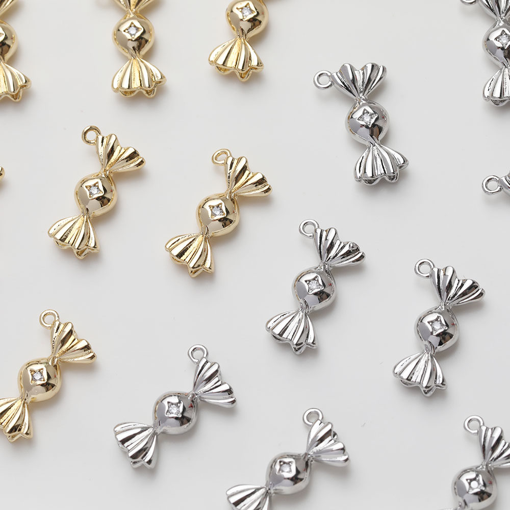 14K电镀真金保色小巧精致光面糖果吊坠diy手作串珠材料配件,饰品/流行首饰/时尚饰品新,其他DIY饰品配件,淘宝优惠券,粉丝福利购,淘宝优惠卷