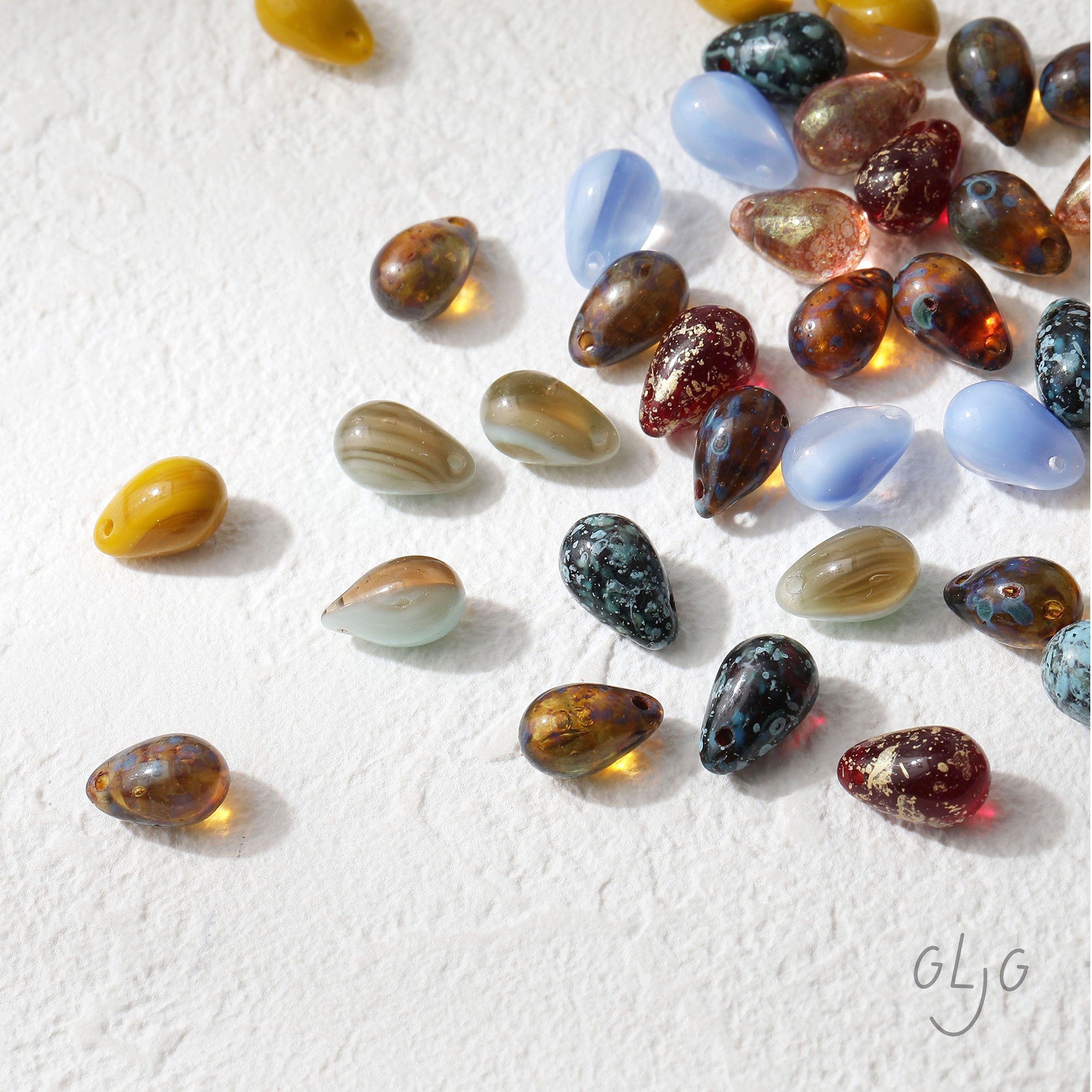 进口捷克珠透色水滴横孔diy串珠项链手链材料配件,饰品/流行首饰/时尚饰品新,其他DIY饰品配件,淘宝优惠券,粉丝福利购,淘宝优惠卷