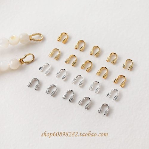 保色铜镀18k包金马蹄扣饰品材料