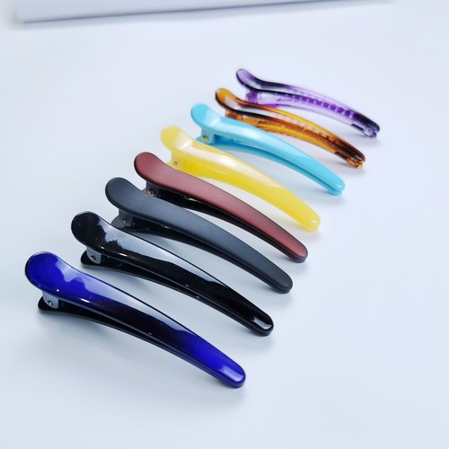 黑色塑料碎发一字鸭嘴夹