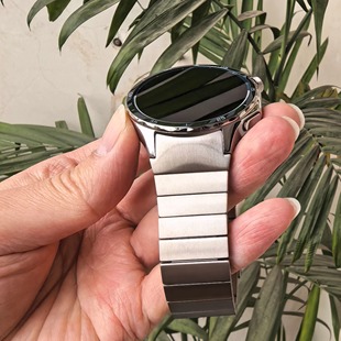 X钛合金金属竹节快拆调节表带凸型接口钛表带 用于Oppo Watch