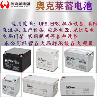 AOKLY奥克莱蓄电池6GFM12V38AH40AH55AH65AH100A120A150A200A250A