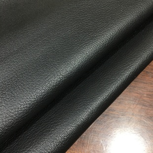 1.6mm软 Lp124黑色鹿皮真皮手工DIY皮料1.4