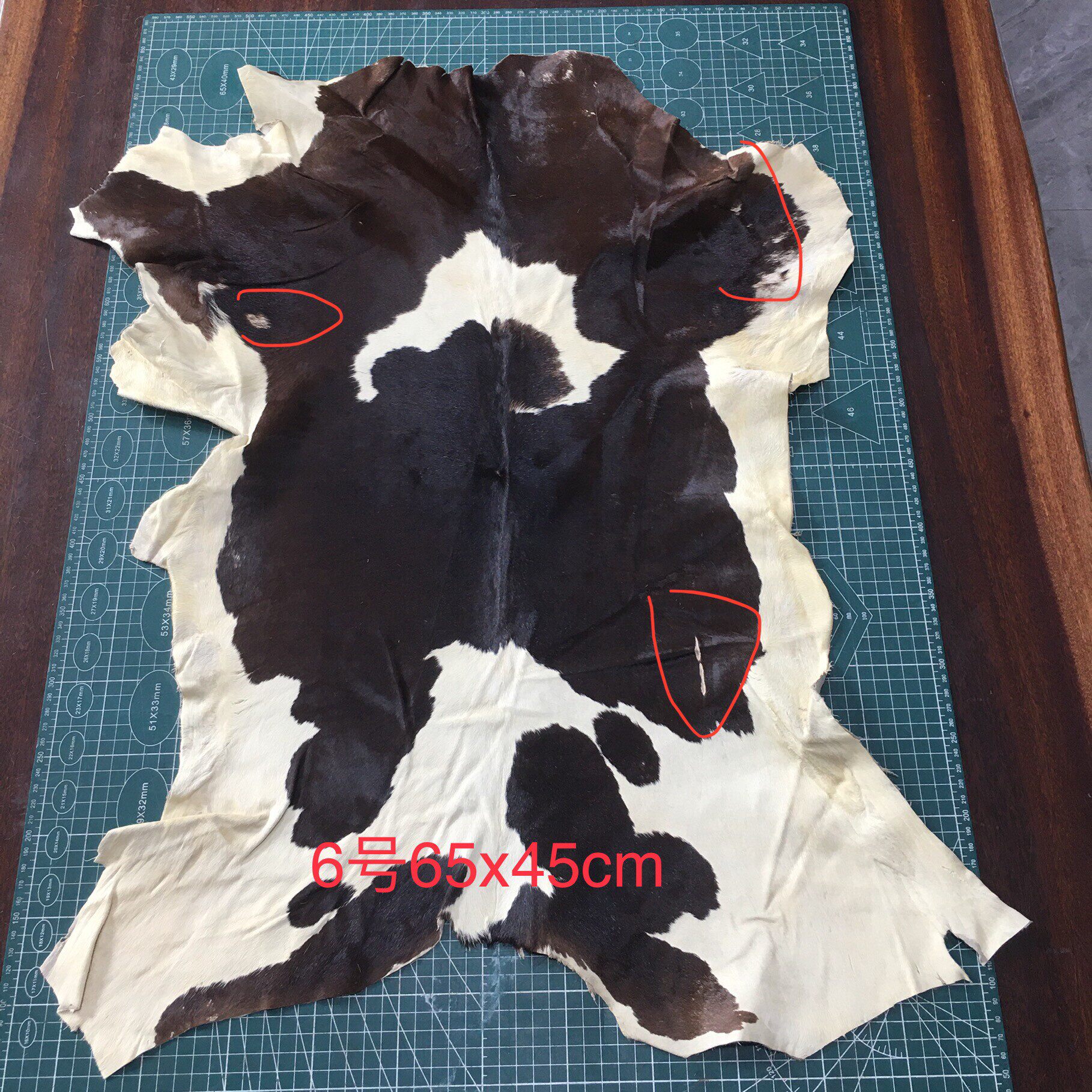 天然小胎牛原色奶牛毛皮毛一体真皮服装鞋靴箱包皮具手工DIY皮料