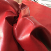 ds1特种皮红色袋鼠皮真皮手工DIY皮料0.5 0.7mm软