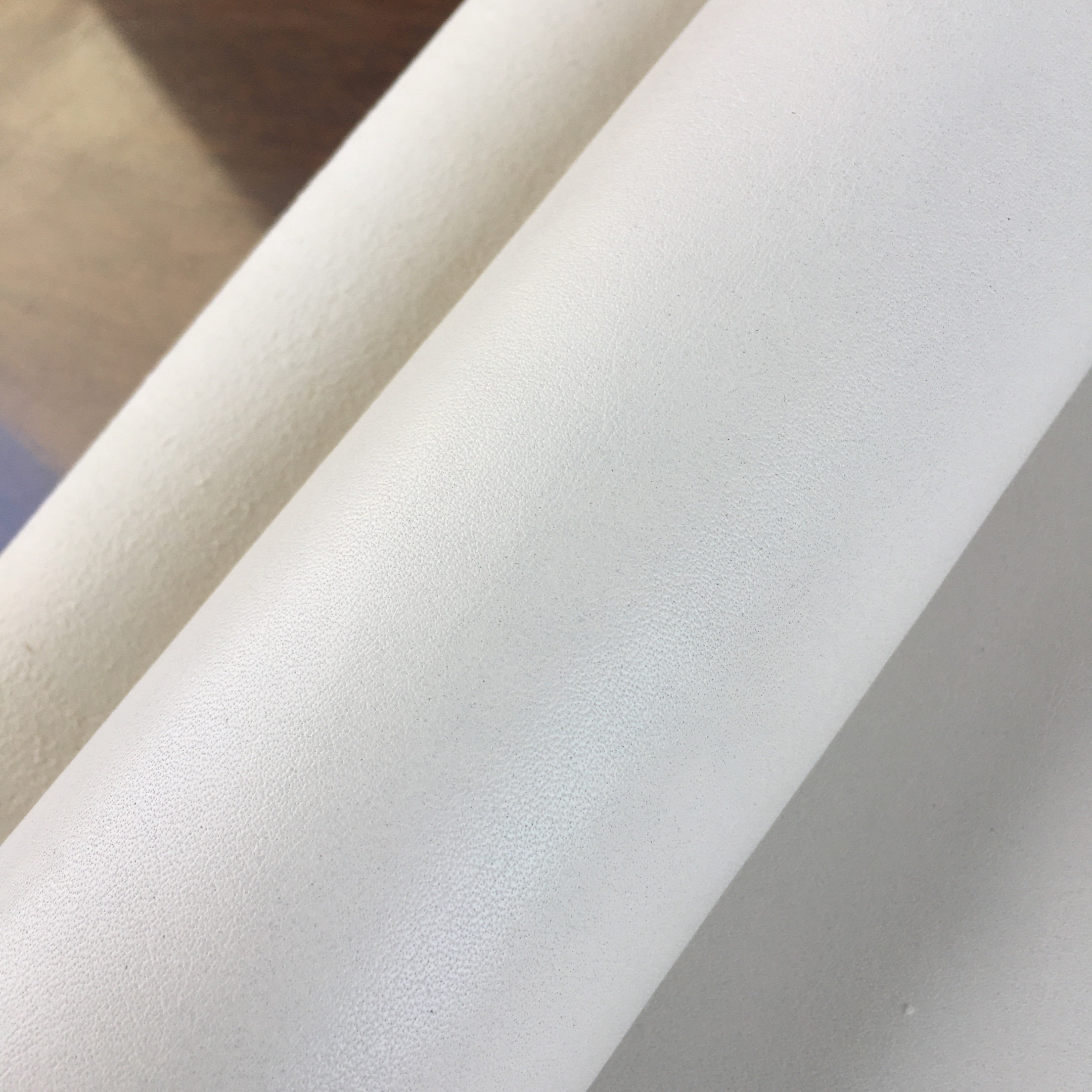 C1362白色无铬鞣环保牛皮全青皮1.5mm偏软头层真皮手工DIY皮料