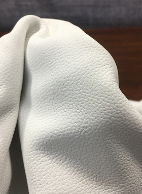 msp013ecco白色磨砂头层牛皮真皮手工DIY皮料1.4mm软