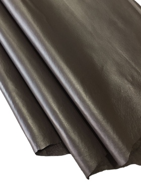 DZ262深咖色头层皮里皮0.7mm偏软真皮皮料箱包鞋靴皮具面料