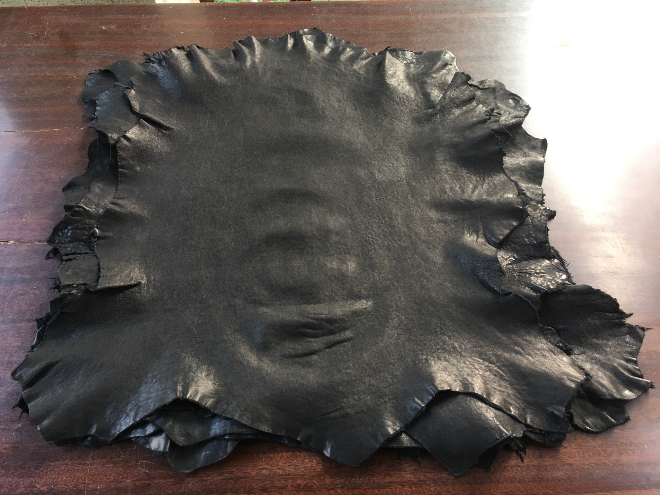 黑色植鞣羊皮真皮手工DIY皮料1.6mm软,住宅家具,皮革,淘宝优惠券,粉丝福利购,淘宝优惠卷