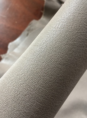 F4271灰色天然鹿皮真皮手工DIY皮料1.5mm软