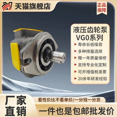 新款征全液压泵齿轮泵总成VG0-G08/11/3/6/20/25海特克内啮合包邮