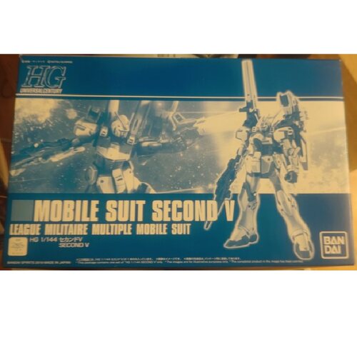 2V高达拼装模型万代HGUC