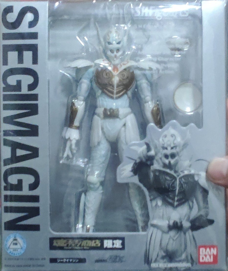 现货万代 魂限定 shf 齐格 白色异魔神 齐格 siegimagin 圣翼电王