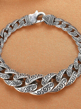 时尚复古手链大气宽版