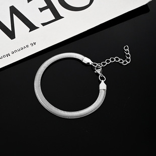 新品蛇骨手链男女ins 冷淡风简约百搭蛇骨链情侣素链手饰