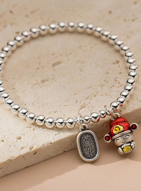 新品新款简约财神手链喜乐复古滴