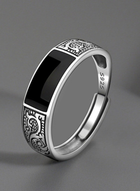 镀S925银戒指新款潮牌百搭高级感