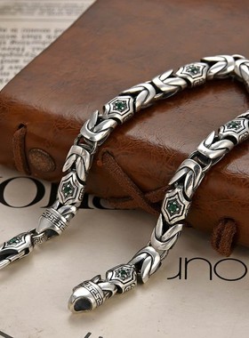 新品土耳其风格平安纹个性镶钻手