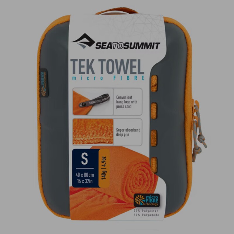 新品SEATOSUMMIT 户外旅行浴巾收纳吸水方巾速干TEK快干毛巾