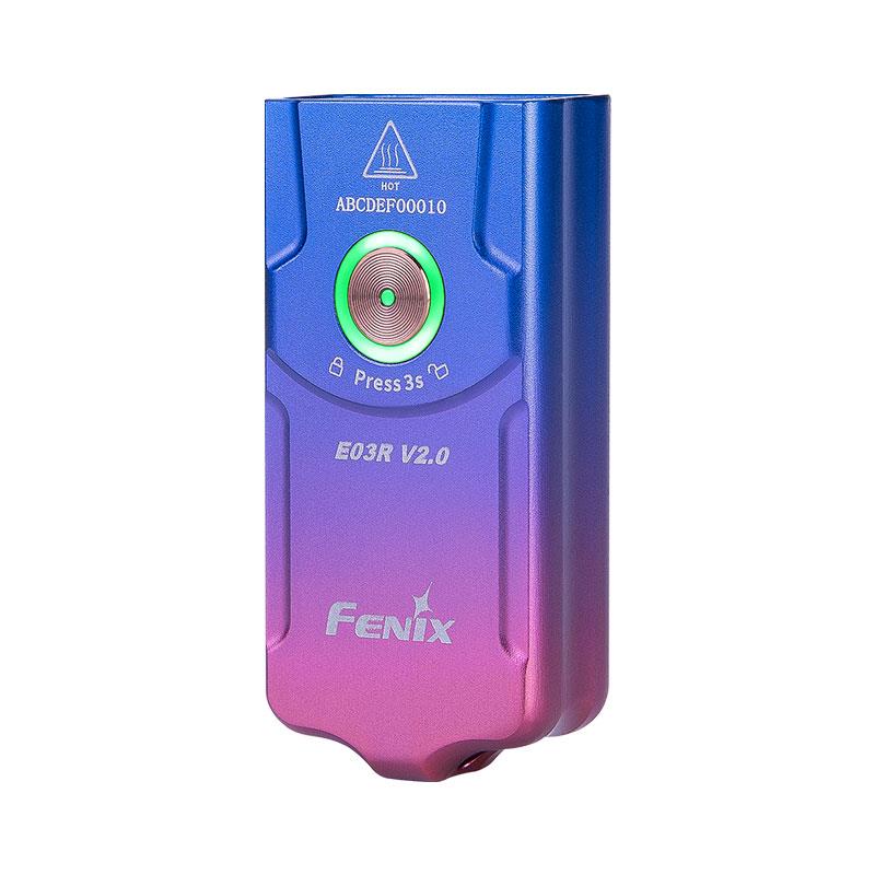 Fenix菲尼克斯 E03R V2.0钥匙扣小手电防水EDC强光充电迷你手电筒