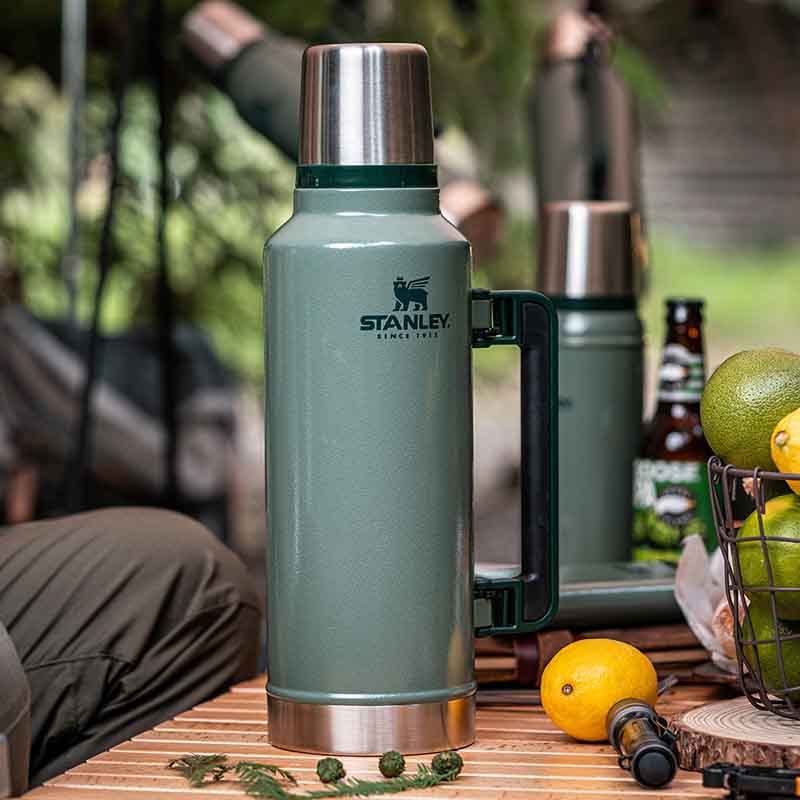 美国stanley保温壶户外大容量304不锈钢暖水瓶旅行车载野营热水壶