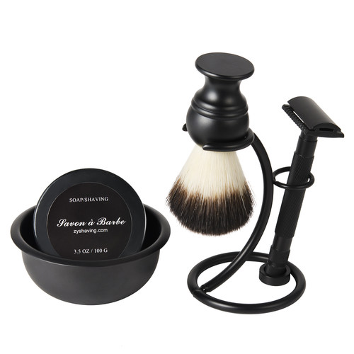 剃须刀护理黑色双面五件套男士