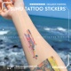 原创设计 油墨彩色 音乐节防水纹身贴 深海彩绘2张 苏小木