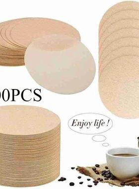 1000PCS Disposable Unbleached Natural Round Coffee Filter Mo