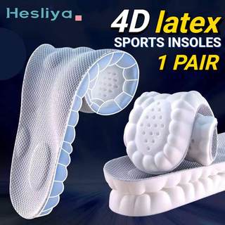 4D Massage Shoes Insoles Super Soft Latex Sports Insole for