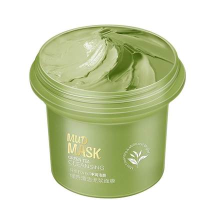 Face Mask 100g Green Tea Ice Muscle Mud Mask Deep Cleansing